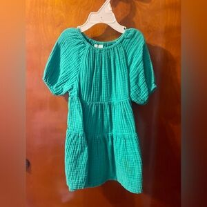 Wonder Nation Vibrant Green Casual Dress